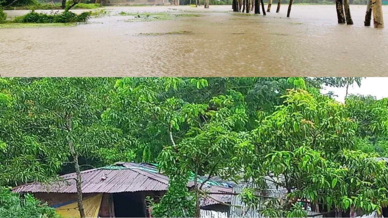 টানা বৃষ্টিতে চট্টগ্রামের বাঁশখালীতে বন্যা পরিস্থিতির অবনতি, পানিবন্দি বহু পরিবার