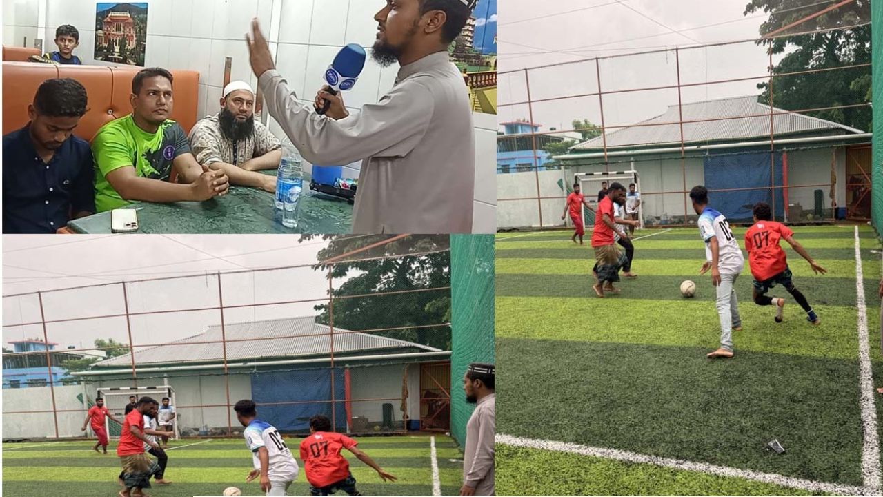 কোম্পানীগঞ্জে কে,বি যুব সংঘের উদ্যোগে জমজমাট ফুটবল প্রীতি ম্যাচ অনুষ্ঠিত