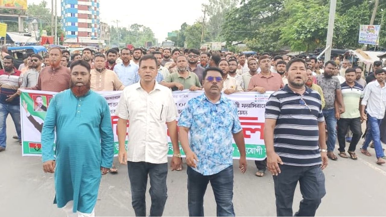 ফ্যাসিবাদের পতন ও ছাত্র-জনতার বিজয় উপলক্ষ্যে নন্দীগ্রামে বিএনপির বিজয় র‌্যালি